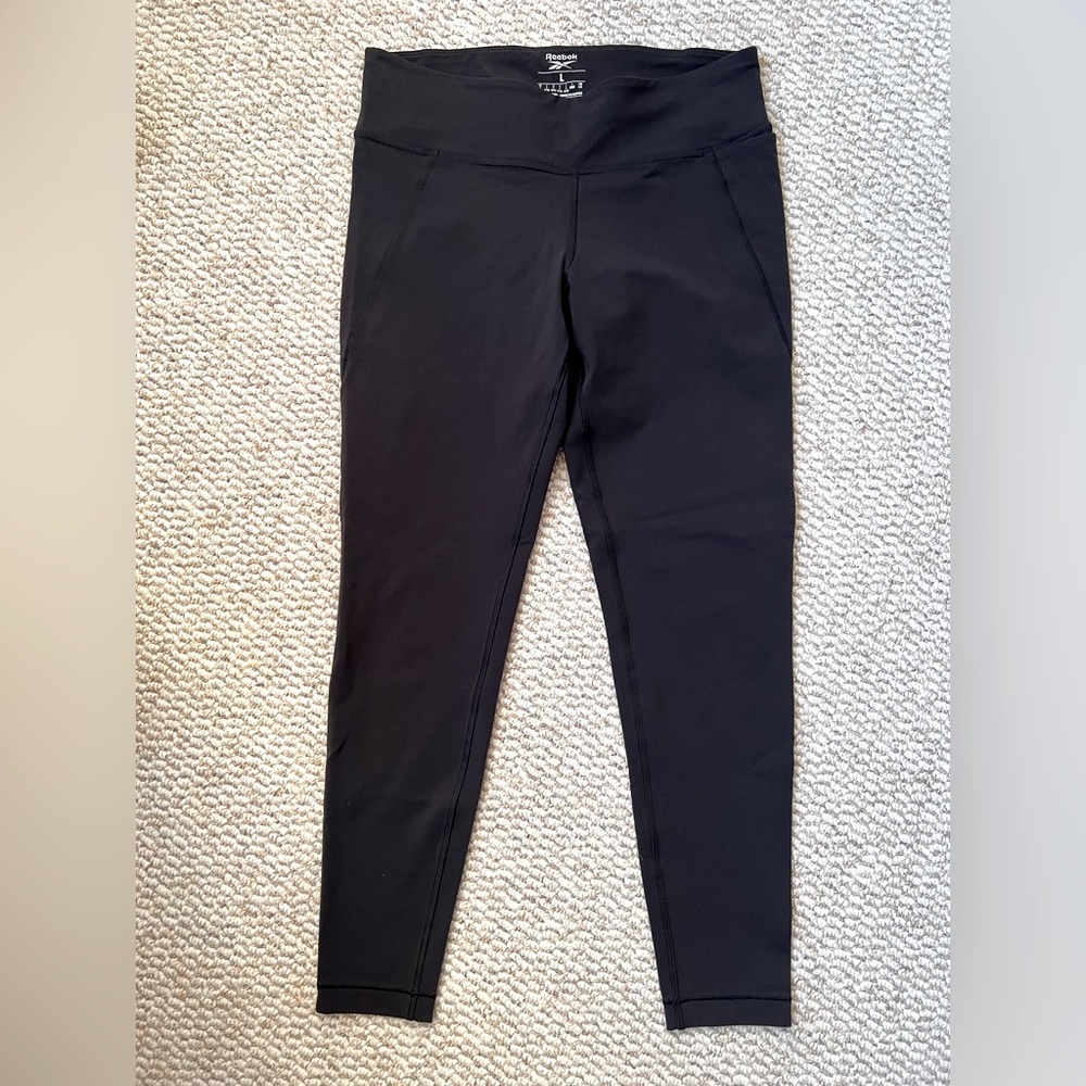 REEBOK CLASSICS Black Nylon Leggings